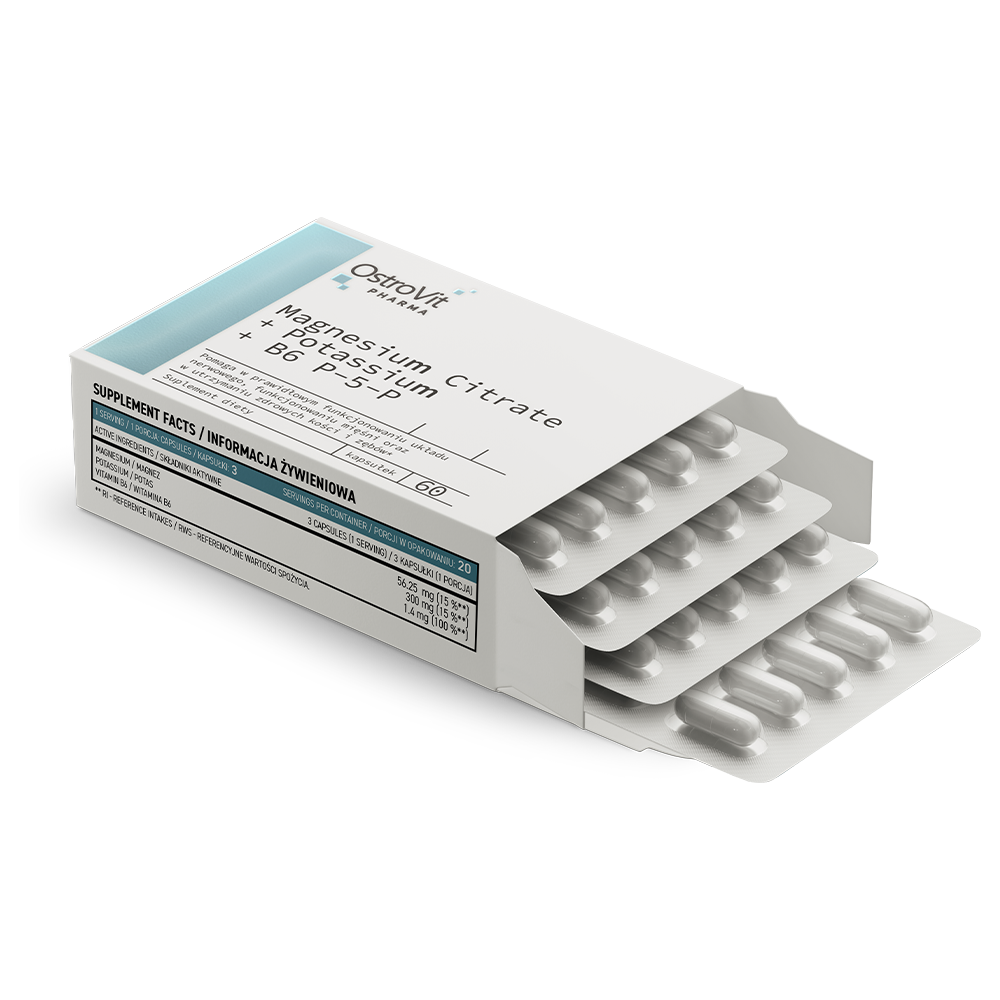 Magnesium + Potassium + B6 P-5-P