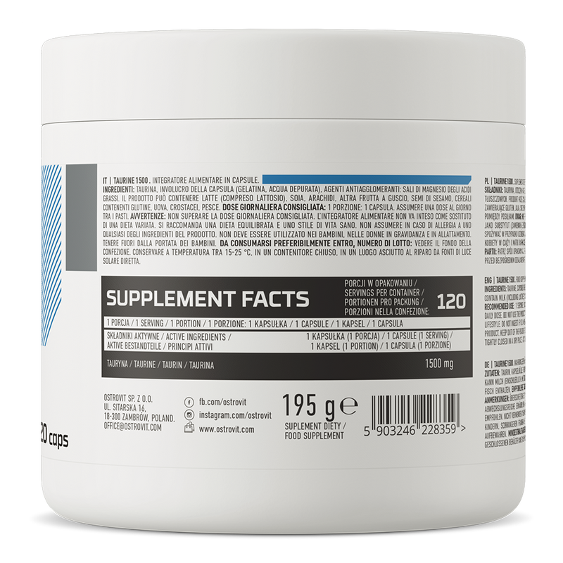 Taurine 1500 mg