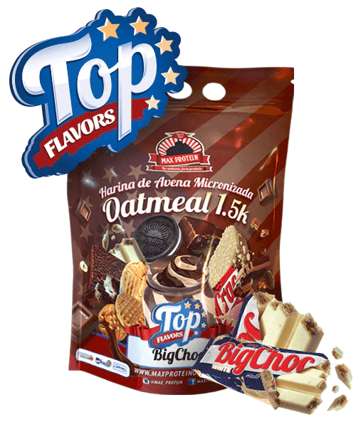 Top Flavors – Farine d’avoine aromatisée
