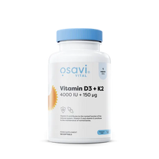 Vitamin D3 + K2, 4000 IU + 150 μg