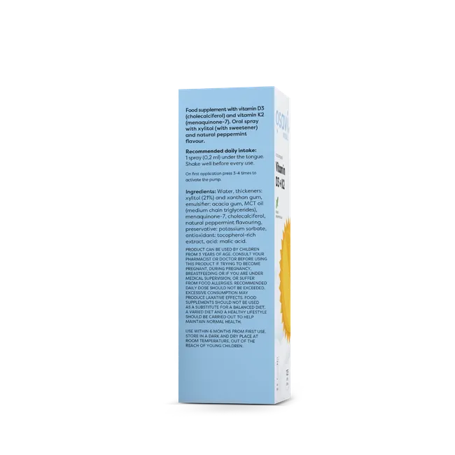 Vitamin D3 + K2 - 25 ml oral spray