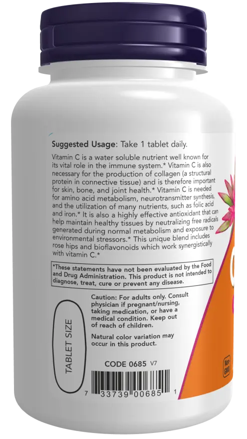 Vitamin C-1000 with 100mg Bioflavonids