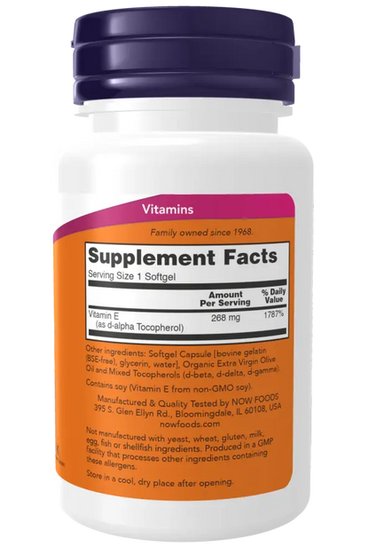 Vitamin E-400 - Natural (Mixed Tocopherols)