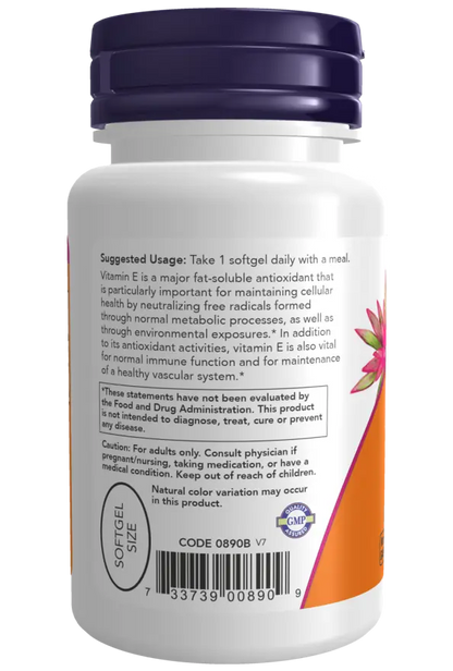 Vitamin E-400 - Natural (Mixed Tocopherols)
