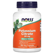 Citrate de potassium, 99 mg