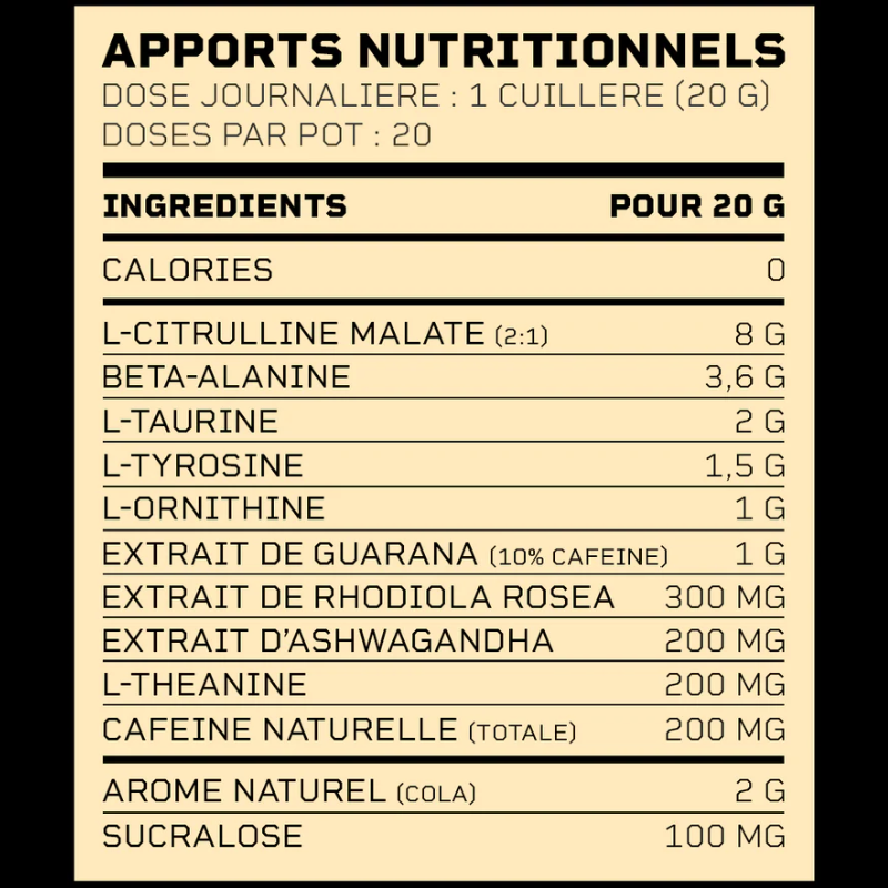 LE PREWORKOUT