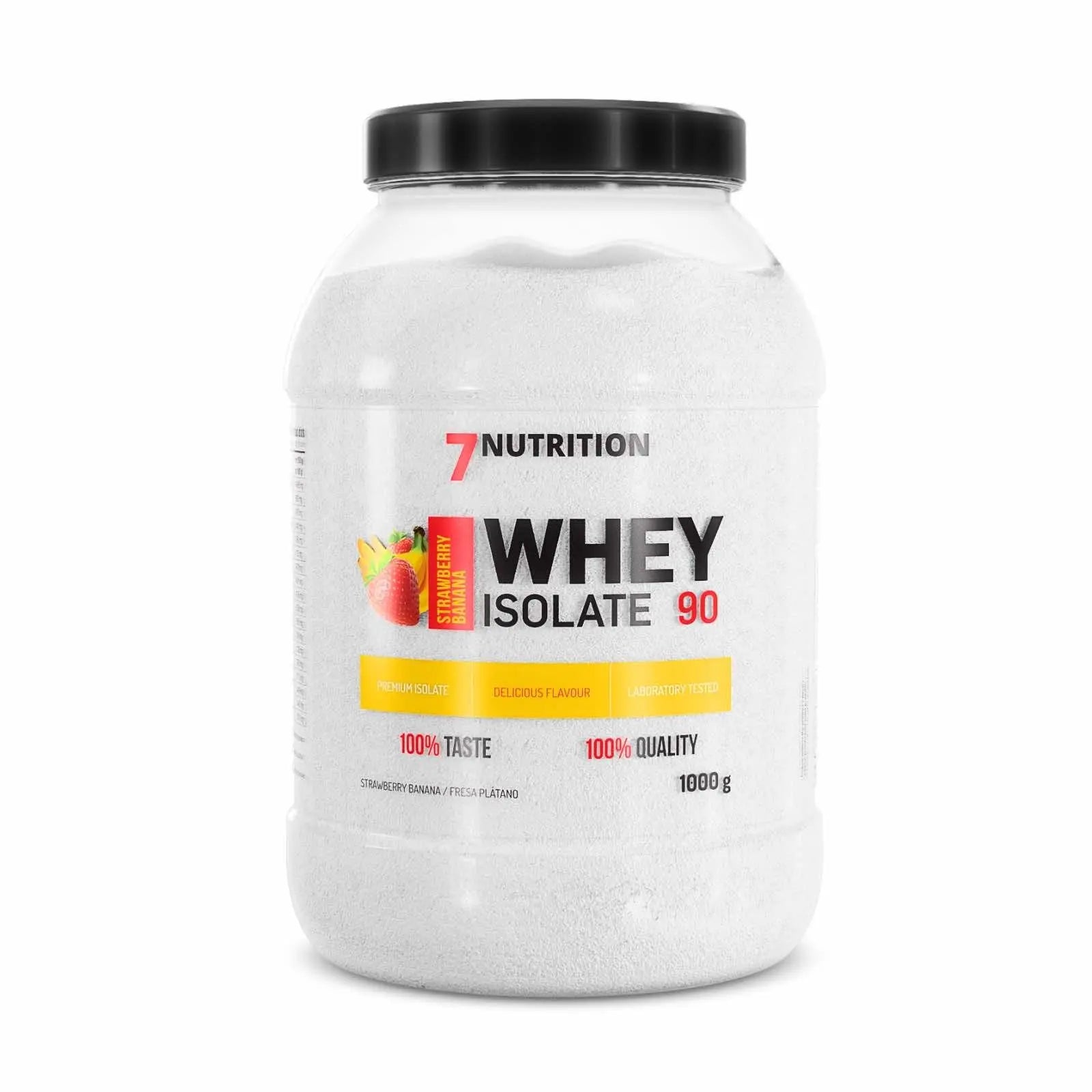 Whey Isolate 90,   47.39,  1-kg-Fraise-Banane,  7Nutrition,  Active Life