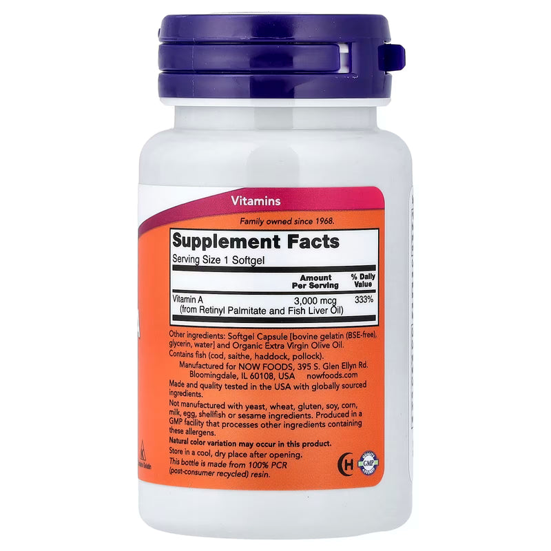 Vitamine A 10000IU (3 000 mcg)
