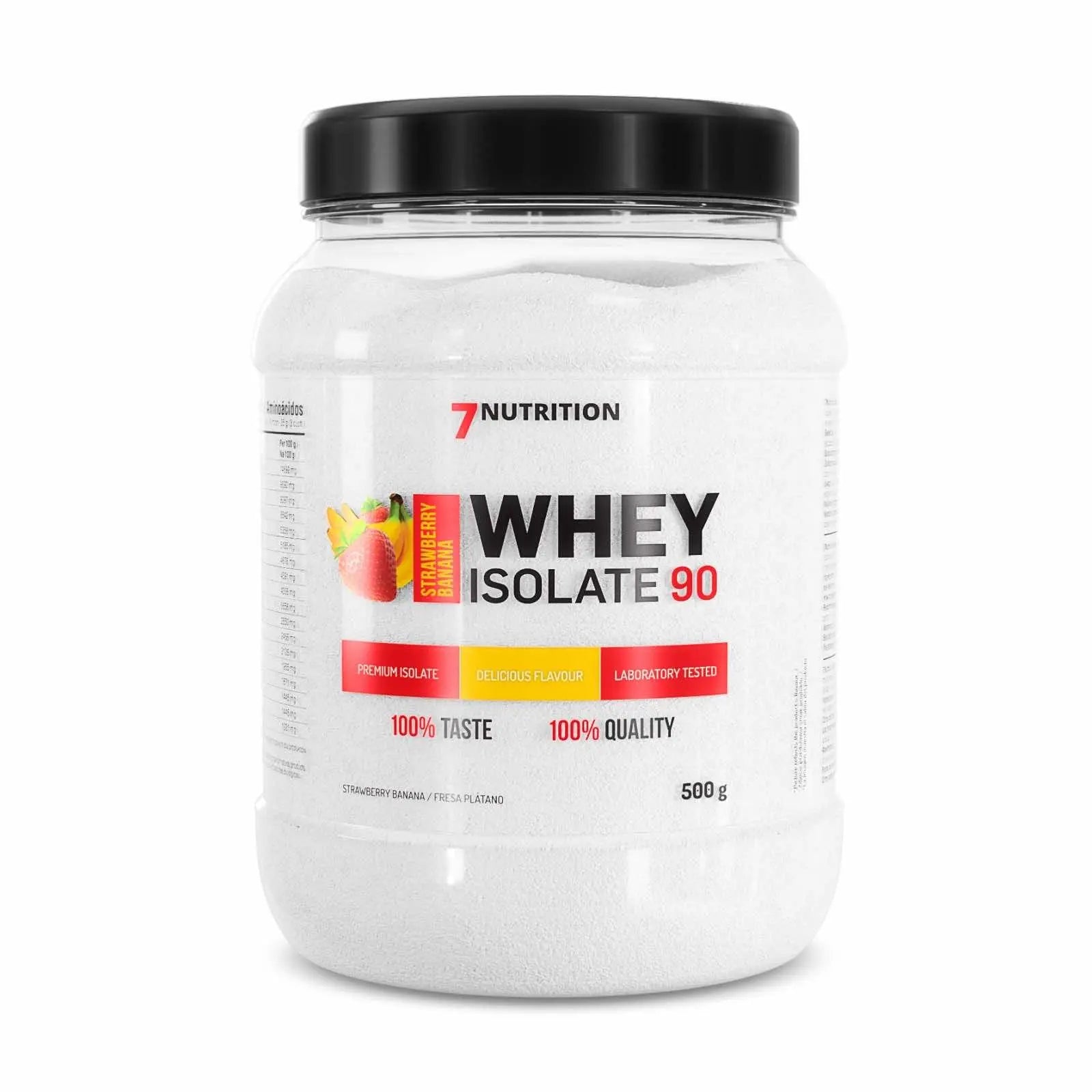 Whey Isolate 90,   24.79,  500-g-Fraise-Banane,  7Nutrition,  Active Life