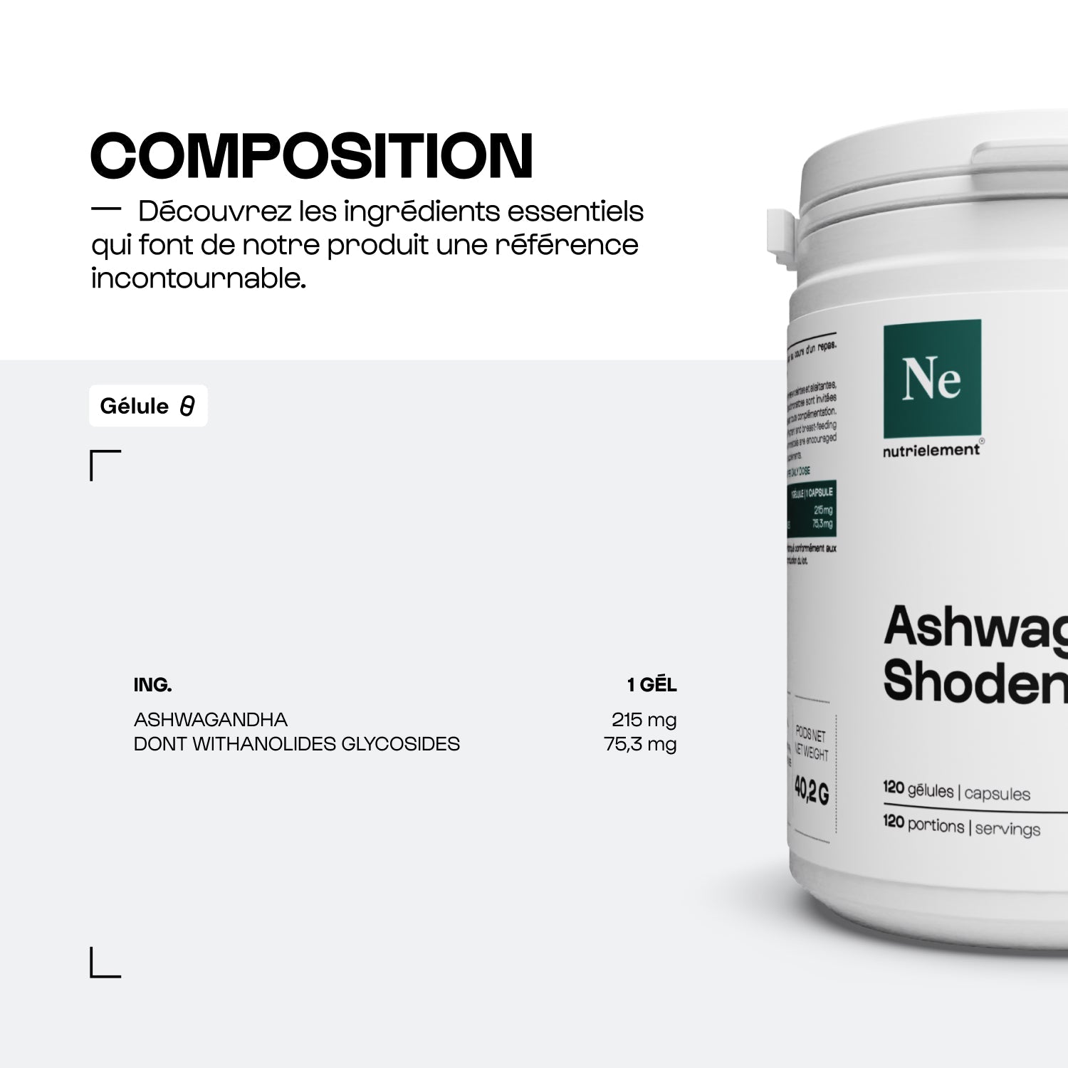 Ashwagandha Shoden® | 35% de withanolides