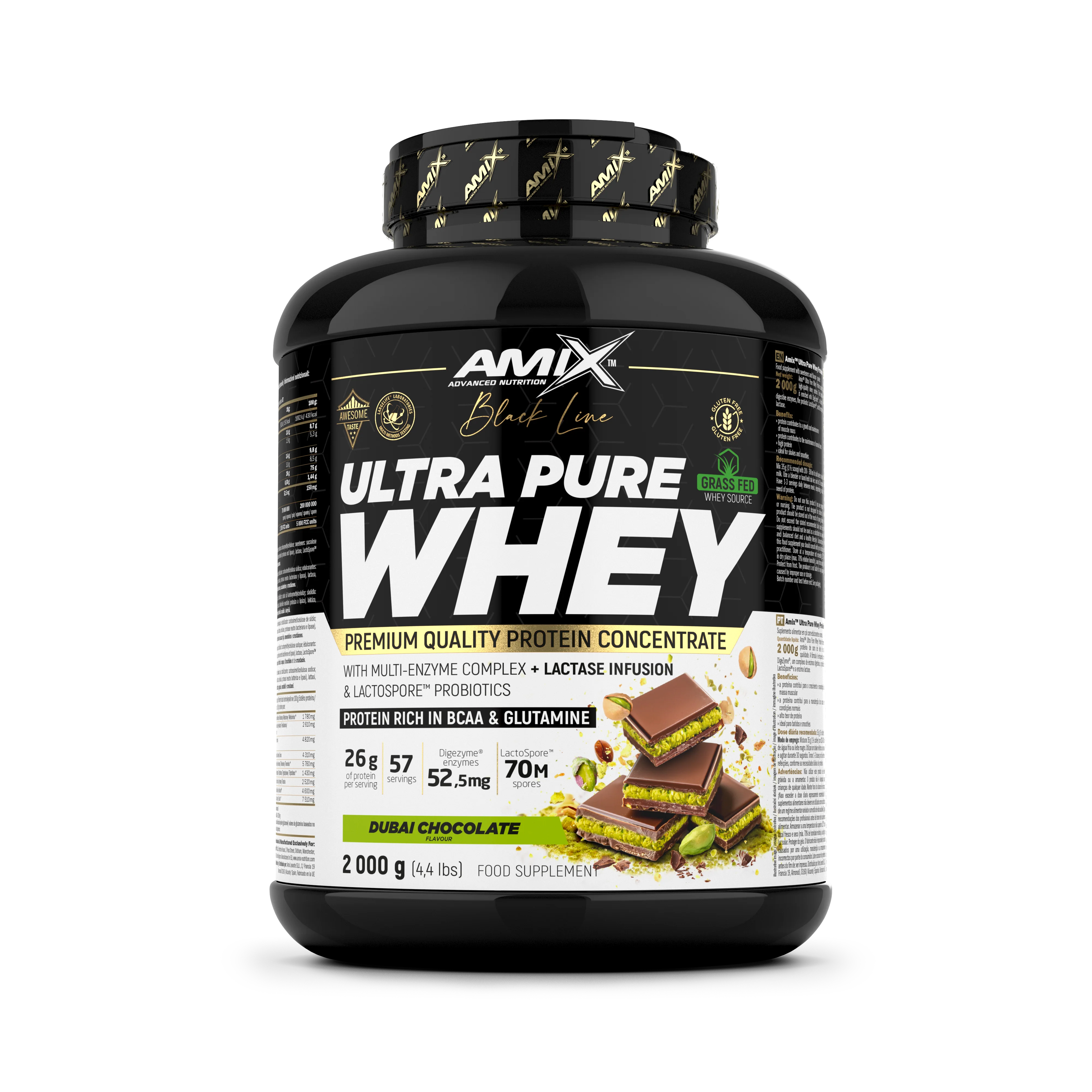 Proteine de lactoserum ultra pure - Black Line