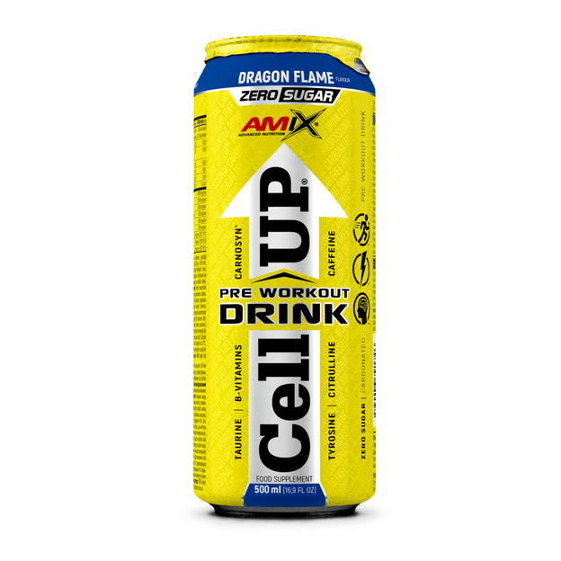 Boisson pré-entraînement CellUp Energy Drink 500ml – Amix Pro®