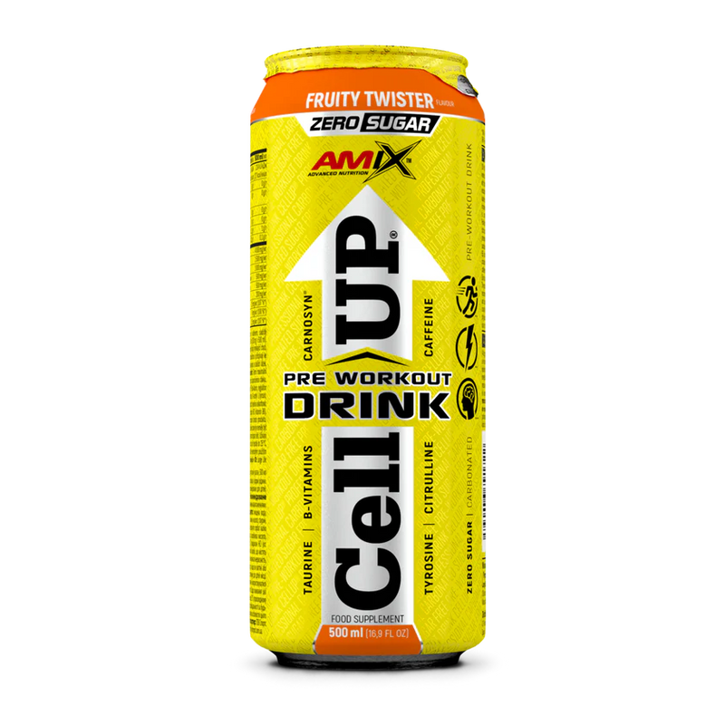 Boisson pré-entraînement CellUp Energy Drink 500ml – Amix Pro®