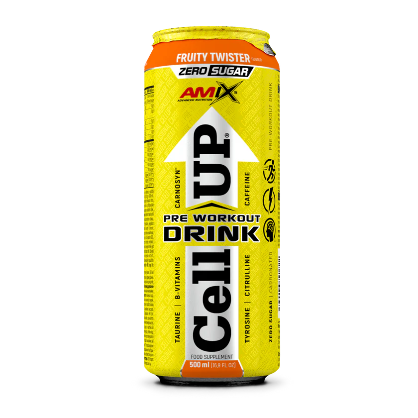 Boisson pré-entraînement CellUp Energy Drink 500ml – Amix Pro®