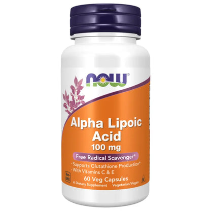 Acide Alpha-Lipoïque - ALA 100mg,   ,  ,  Now Foods,  Active Life