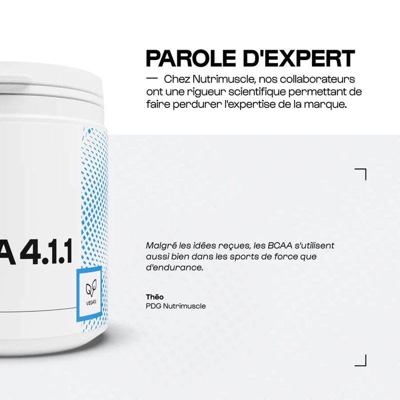 BCAA 4.1.1 Développement musculaire - poudre
