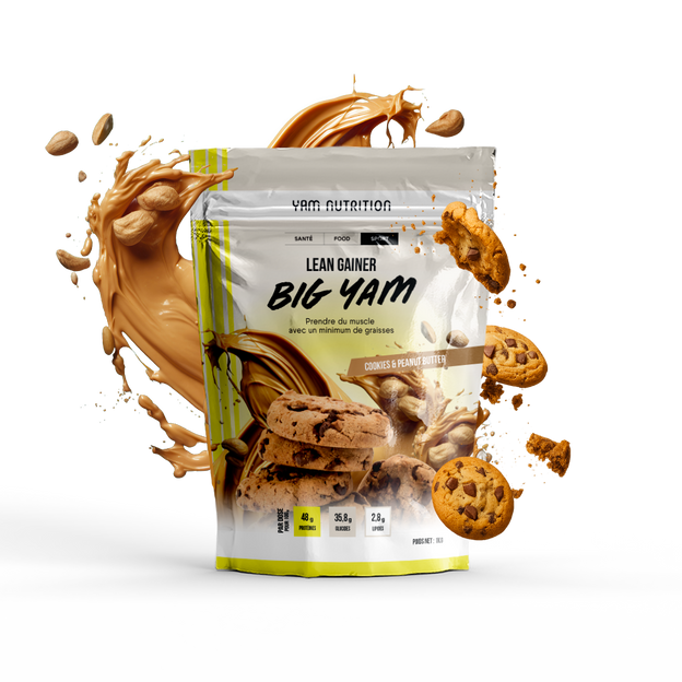 Big YAM Lean Gainer 1kg Cookie Peanut Butter