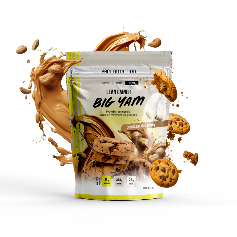 Big YAM Lean Gainer 1kg Cookie Peanut Butter