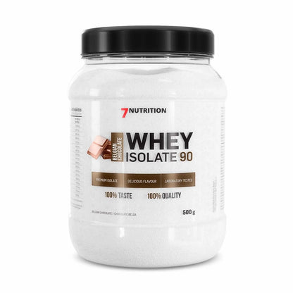 Whey Isolate 90,   24.79,  500-g-Chocolat-Belge,  7Nutrition,  Active Life