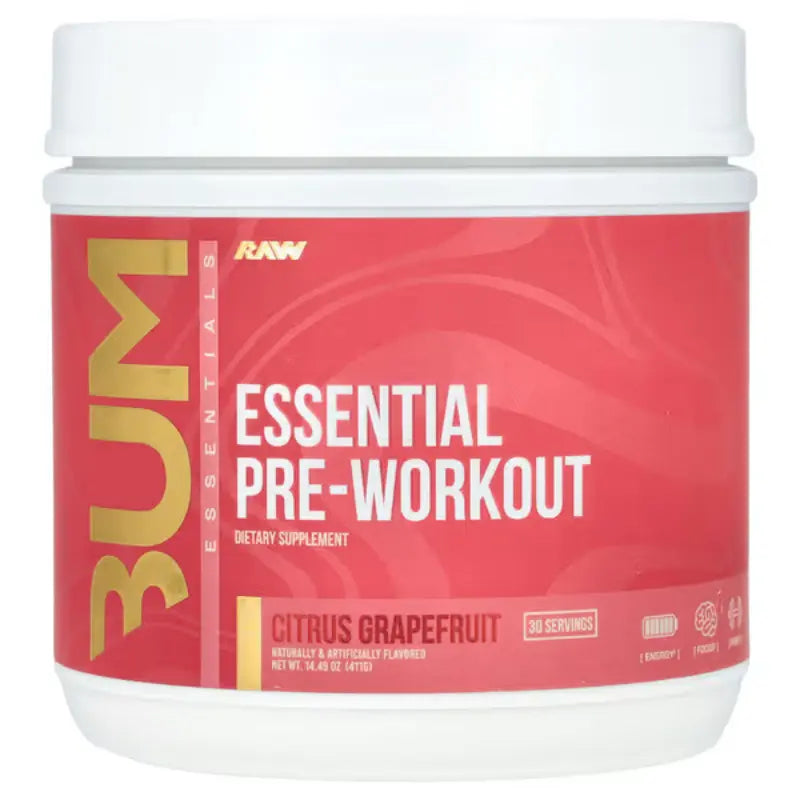 CBUM Essential Pre-Workout,   39.90,  30-portions-Citrus-Grapefruit,  RAW Nutrition,  Active Life