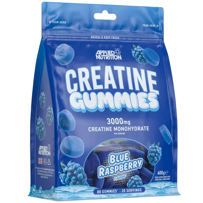 Créatine Gummies 400g,   26.90,  400-g-Blue-Rasberry,  Applied Nutrition,  Active Life