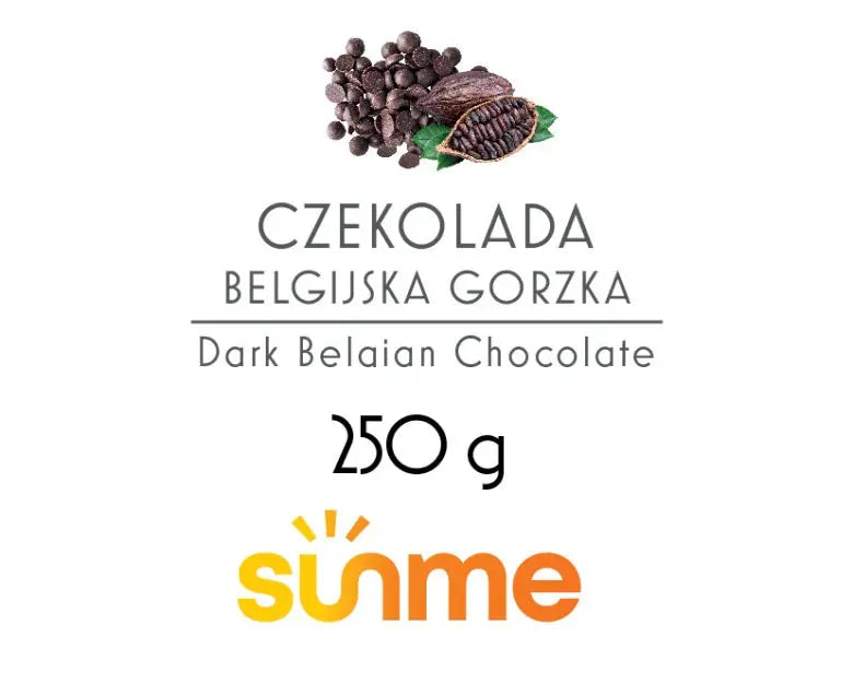 Pépites de Chocolat Noir Belge,   7.99,  250g,  SunMe,  Active Life