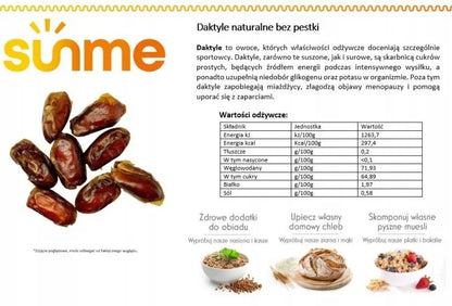 Dattes dénoyautées séchées,   ,  ,  SunMe,  Active Life