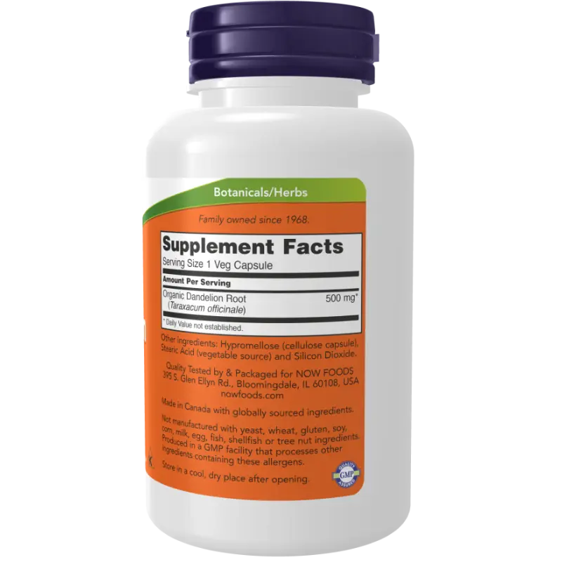 Dandelion Root, 500mg,   ,  ,  Now Foods,  Active Life