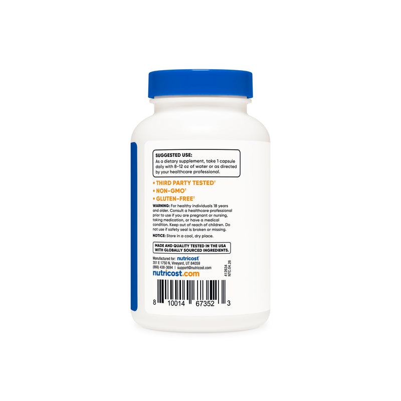 Extrait de Safran 88,5 mg Nutricost – 240 Gélules
