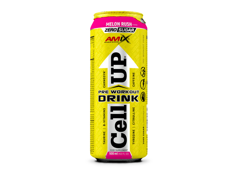 Boisson pré-entraînement CellUp Energy Drink 500ml – Amix Pro®