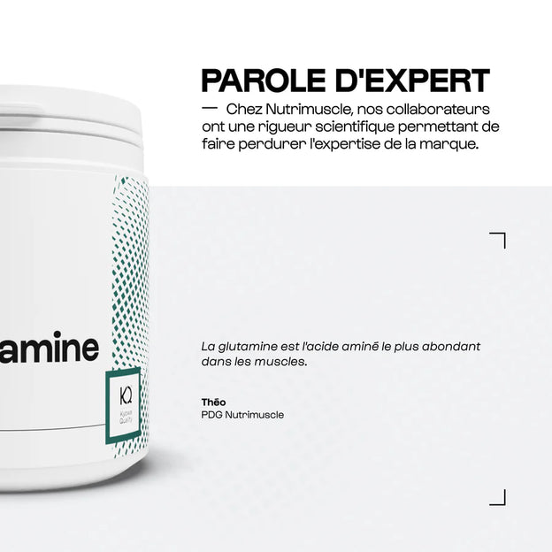 Glutamine (L-Glutamine) en poudre