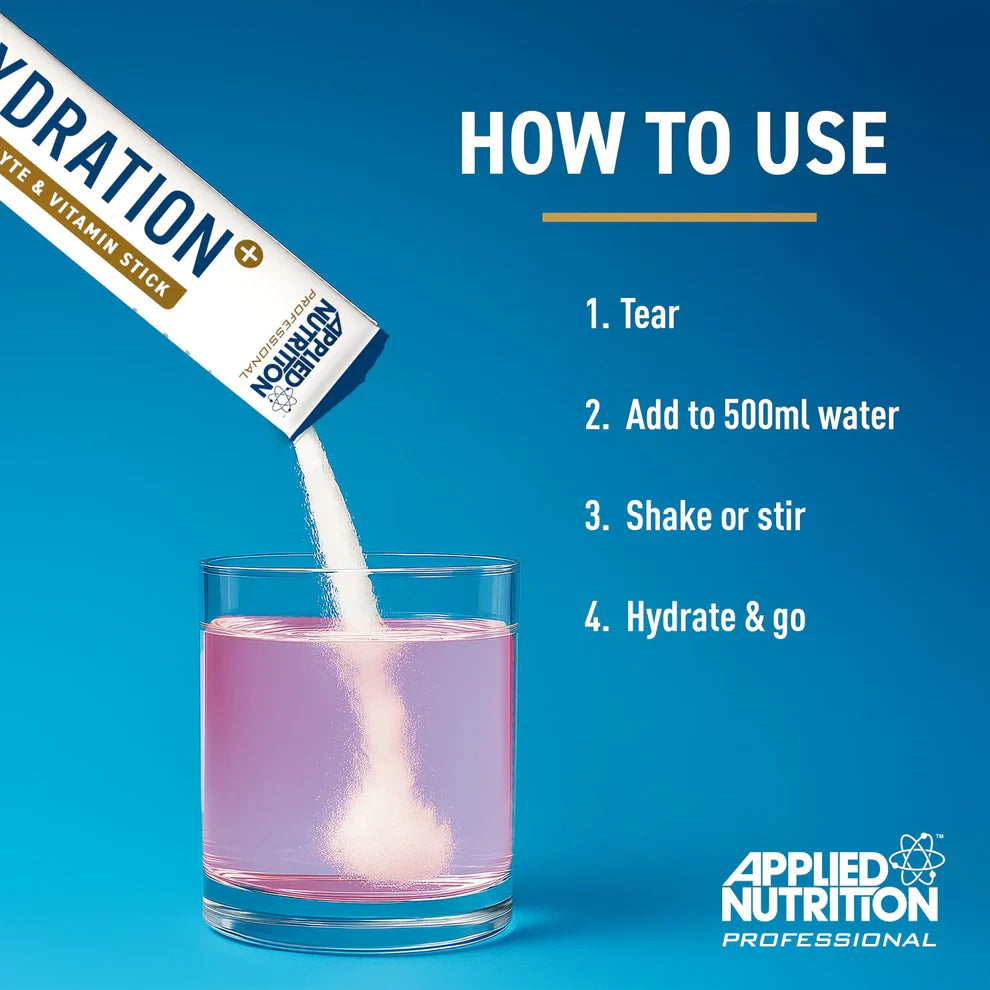 Hydration+ Electrolyte & Vitamin Powder Stick Pack