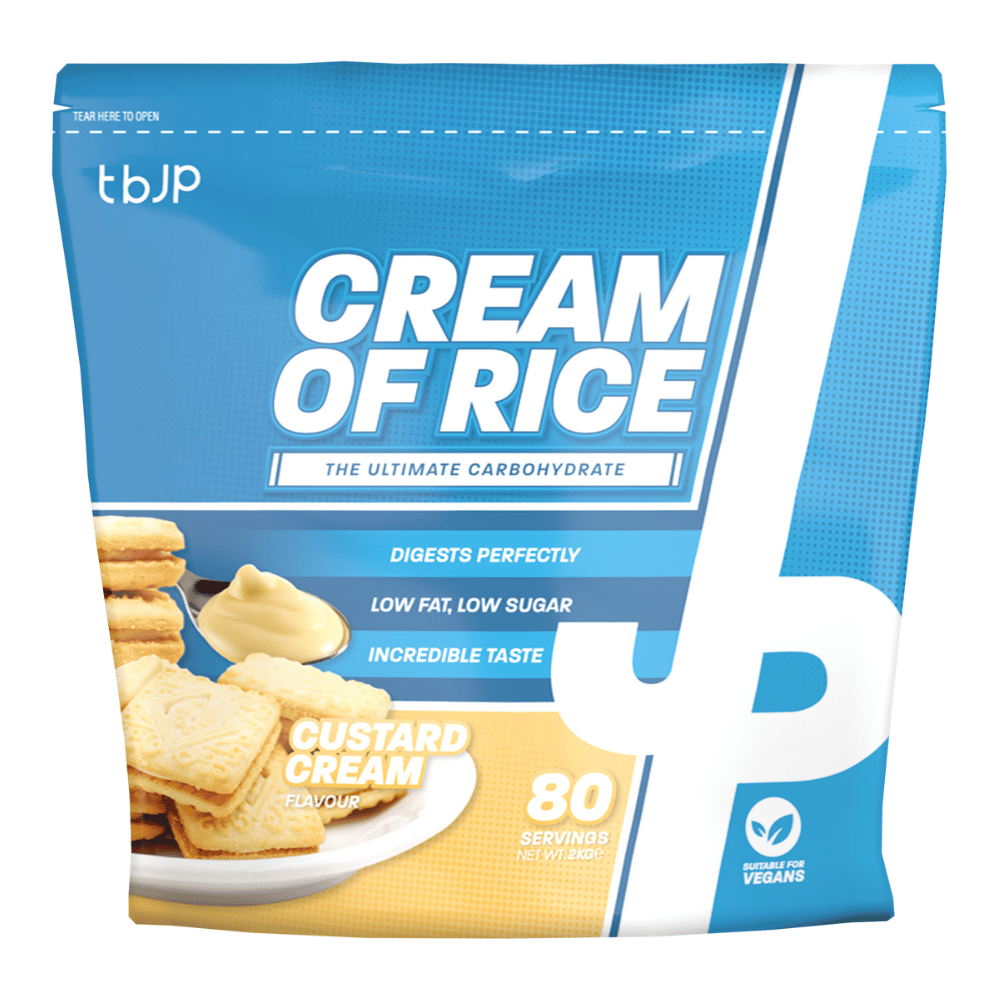 Cream of Rice 2kg,   29.90,  2000-g-Custard-Cream,  Trained by JP Nutrition,  Active Life