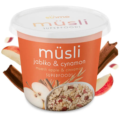 Muesli,   2.49,  65-g-Pomme-cannelle,  SunMe,  Active Life