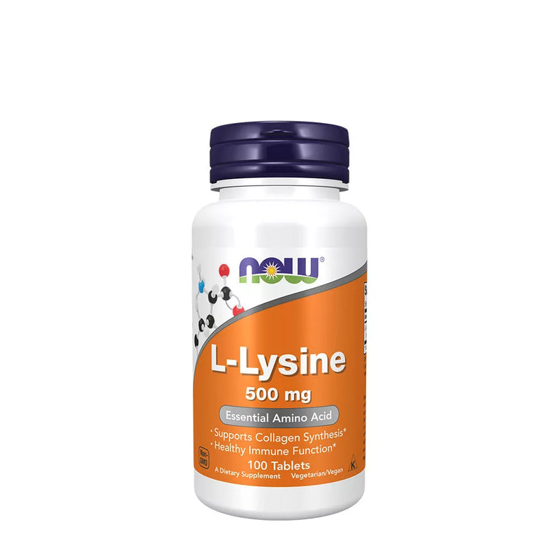 L-Lysine 500 mg Now Foods – 100 Comprimés