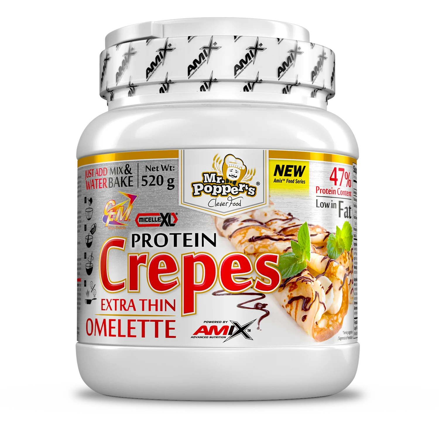 Crêpes Protéinées 520gr