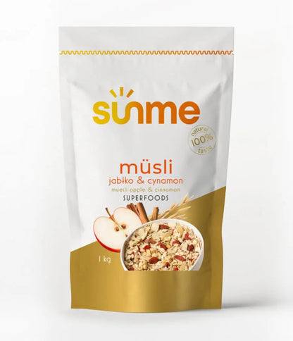 Muesli Pomme-Cannelle,   11.99,  1000g,  SunMe,  Active Life