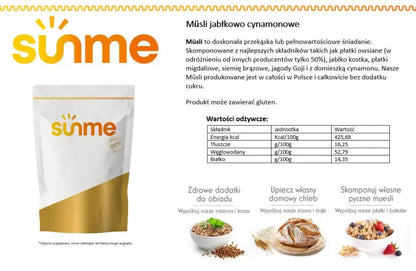 Muesli Pomme-Cannelle,   ,  ,  SunMe,  Active Life