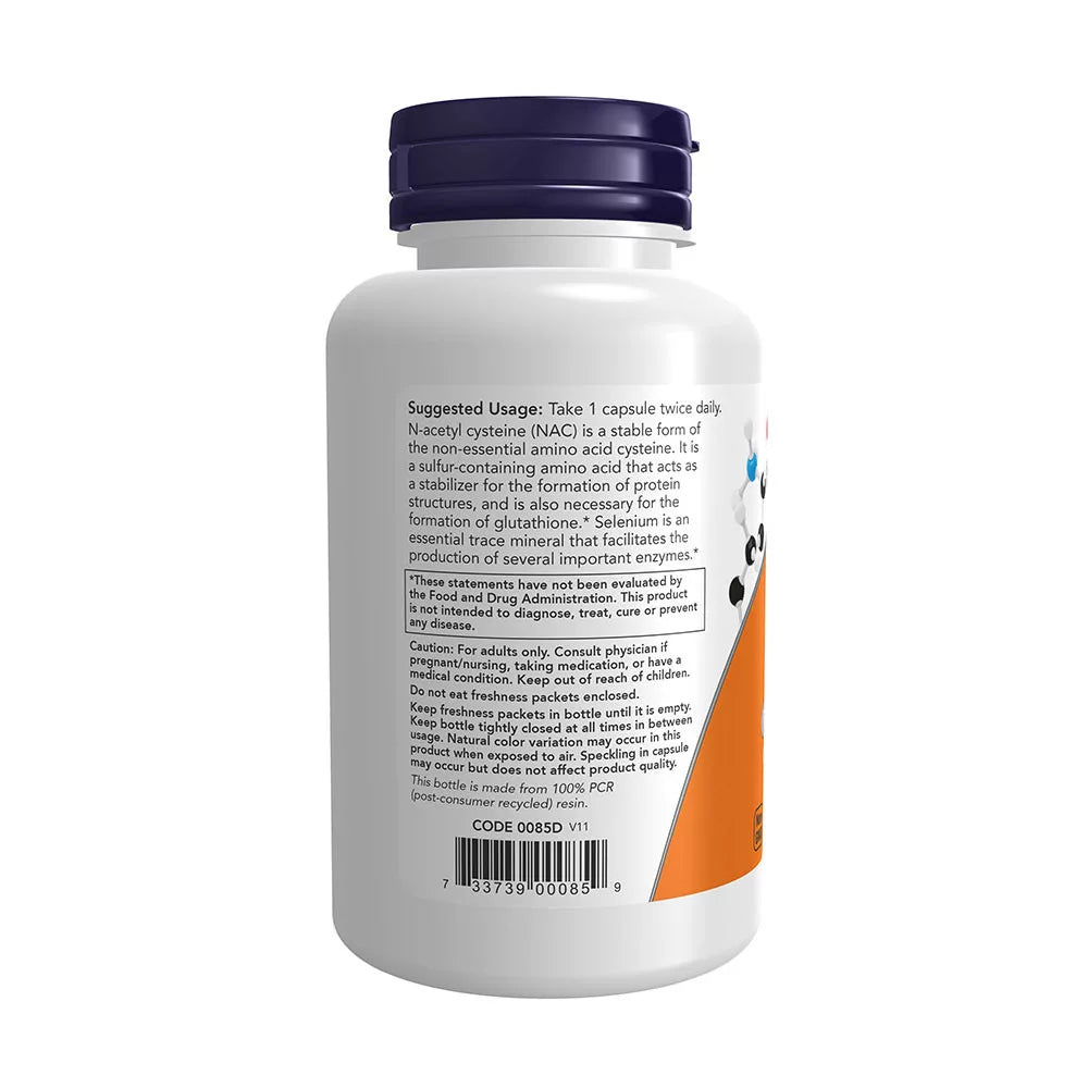 NAC (N-Acétyl-Cystéine) 600 mg,   ,  ,  Now Foods,  Active Life