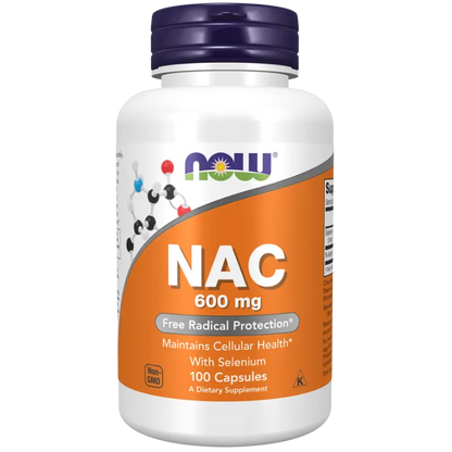 NAC (N-Acétyl-Cystéine) 600 mg,   ,  ,  Now Foods,  Active Life