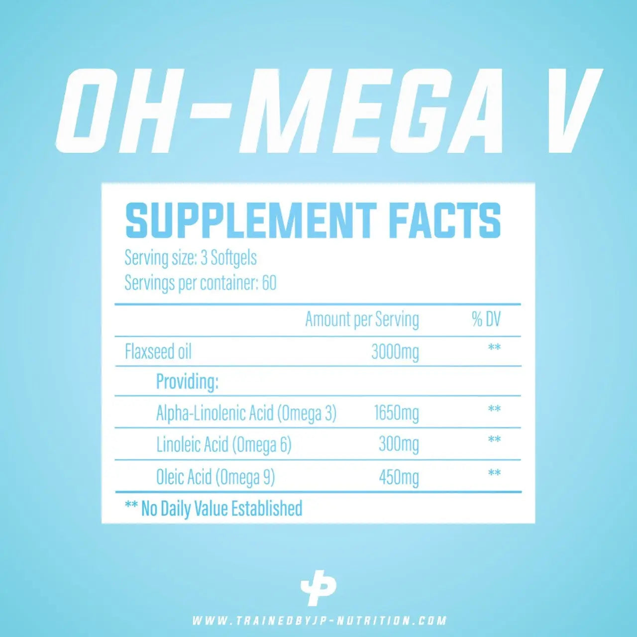 OH-MEGA V,   ,  ,  Trained by JP Nutrition,  Active Life