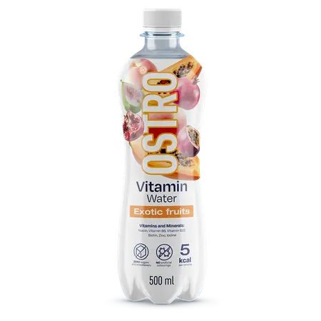 OSTRO® Vitamin Water,   2.49,  1-bouteille-500-ml-Fruits-Exotiques,  OstroVit,  Active Life