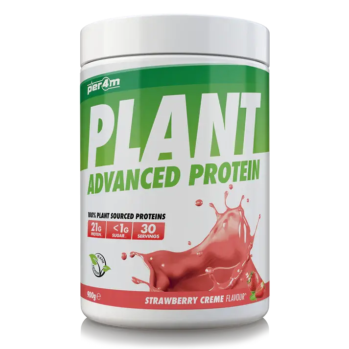 Plant Protein - Whey Vegan,   29.90,  900-g-Strawberry-Creme,  Per4m,  Active Life