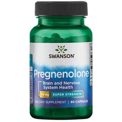 Prégnénolone,   14.90,  50-mg-60-Gélules,  Swanson,  Active Life