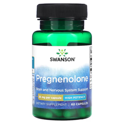 Prégnénolone,   11.05,  25-mg-60-Gélules,  Swanson,  Active Life