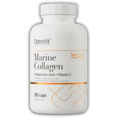 Collagène Marin + Acide Hyaluronique + Vitamine C,   19.99,  120-Gélules,  OstroVit,  Active Life