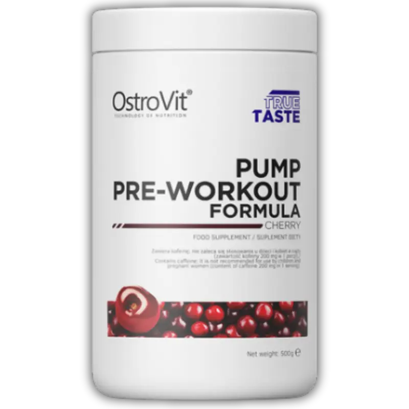 Pump Pre-Workout,   34.99,  500-g-Cerise,  OstroVit,  Active Life