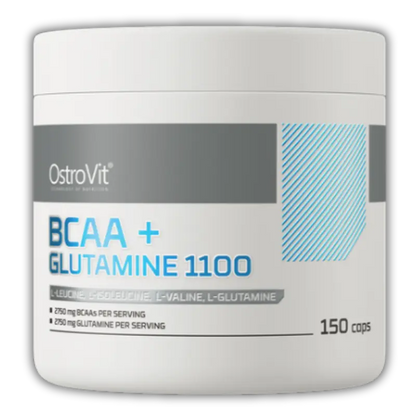 BCAA + Glutamine 1100mg,   14.99,  150-Gélules-1100-mg-par-gélule,  OstroVit,  Active Life