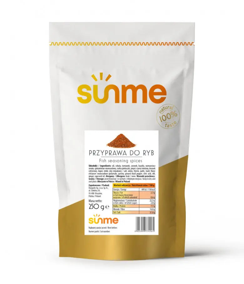 Mélange d'épices pour poissons 250g,   ,  ,  SunMe,  Active Life