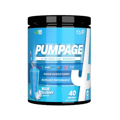 Pumpage - GlycerSize,   49.90,  400-g-Blue-Slushie,  Trained by JP Nutrition,  Active Life